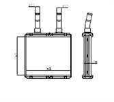 KALORİFER RADYATORU BRAZING HYUNDAI  ATOS 98>08
