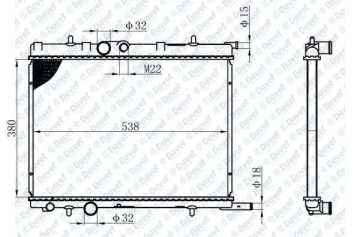 Motor Su Radyator P307 C4 1,4 Hdı / 2,0 Klımalı Partner Iı Berlıngo Iı Xsara Iı Xsara Pıcasso Klımalı