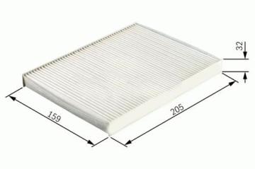 POLEN FİLTRESİ P207 06>C3 09> DS3 10> (KARBONLU)