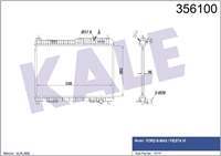 SU RADYATORU (FORD: FIESTA B-MAX  1.25 1.4 1.6  08- BENZİNLİ)