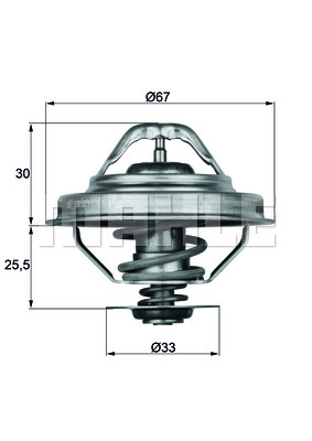 Termostat 92 Cel E34-E36-E38-E39 M40-M42-M50-M52