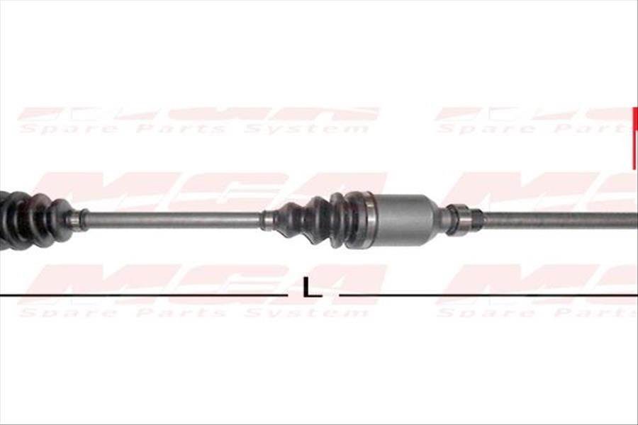 AKS SAG ( PEUGEOT : 406 2.0 ABS 48D 00-- EW10J4 )