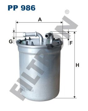 YAKIT FİLTRESİ (MAZOT) POLO / CORDOBA / FABİA 05-16 BNV-BNM-CAYB-CAYC 1.4 TDİ 1.6 TDİ
