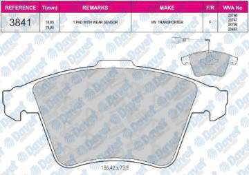 ON FREN BALATASI TRANSPORTER T5 T6 T7 16 JANT (FISLI) 03>19