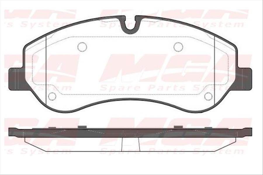 On Fren Dısk Balata Kablolu ( Ford : Transıt Custom V362 12- V363 14- )