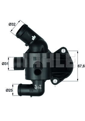 TERMOSTAT KOMPLE VW