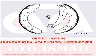 Arka Pabuç Balata Boxer (94-02) Ducato Jumper (94-02) Scudo 07=> Jumpy 1.6Hdi 07=> 1800Kg (254X57)