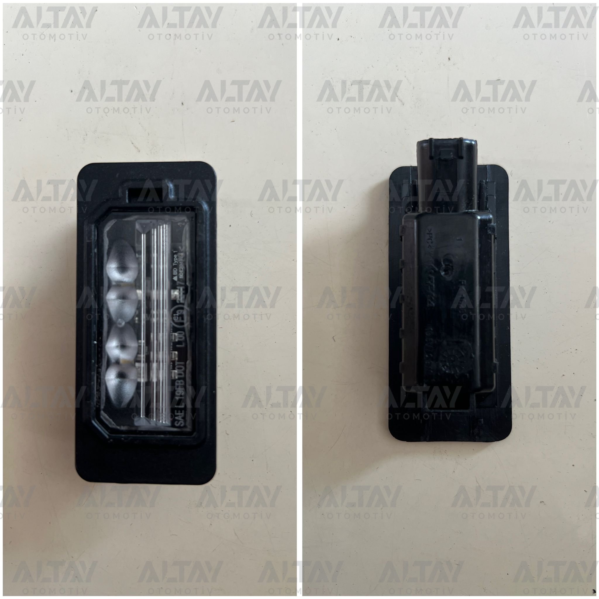 PLAKA LAMBASI FIAT 500- DOBLO-SAFLINE-ASTRA J-ASTRA K(ORJINAL URUN NATURAL KUTU)