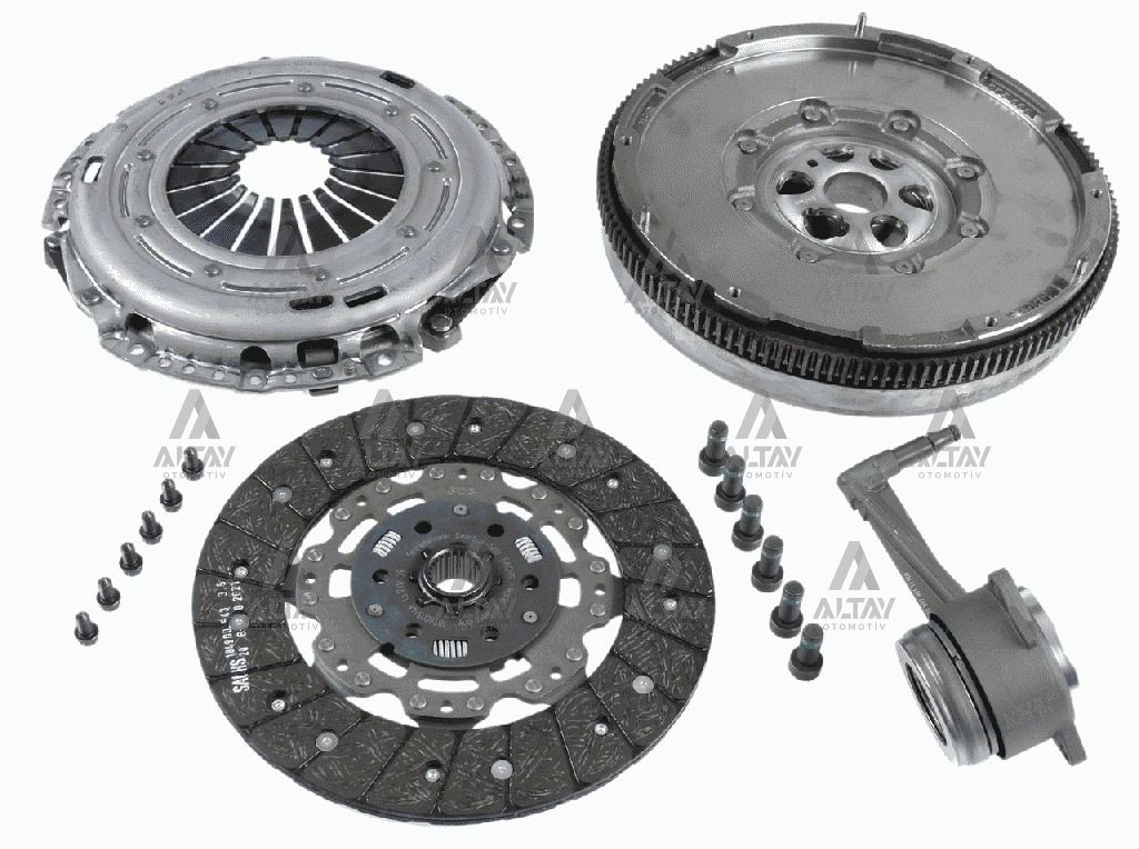 DEBRİYAJ SETİ VOLANLI PASSAT / JETTA / GOLF5 / TIGUAN 05-11 BKP-CBAA-CFFA-CBAB-CFFB-BKD RULMANLI