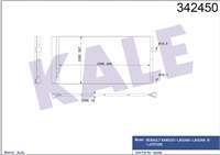 Klıma Radyatoru Kondenser (Renault:  Laguna Iıı   1.5Dcı  1.6Dcı 2.0Dcı 07-  Latıtude  1.5Dcı  1.6Dcı 2.0Dcı  10- )