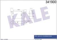 INTERCOOLER RADYATORU (VW PASSAT 97-00  AUDI A4 95-01  A6 98-05) AFN-AVG-AEB-APU
