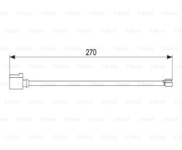 FREN BALATA FİŞİ ÖN VW