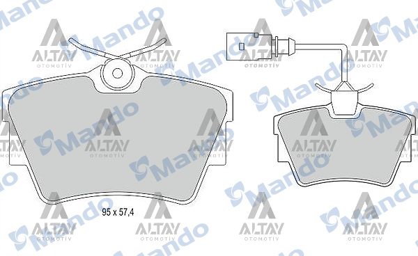 FREN BALATA TRAFIC III 14=> / VIVARO III 14=> / TRAFIC II 02-14 / VIVARO 02-14 ARKA