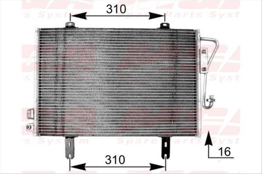 KLIMA RADYATORU-(RENAULT: KANGOO 97-03 )