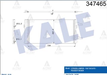 RADYATÖR KLİMA DUCATO III 14=> 2.0JTD-2.3JTD-3.0JTD / JUMPER III 14=> 2.2HDI-3.0HDI / BOXER III 14=> 2.2HDI-3.0HDI