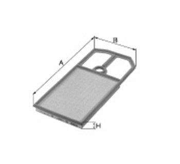 HAVA FİLTRESİ P407 1.8-1.8 16V-2.0-2.0 16V-2.2 (04-)- C6 3.0 V6 (05-)- C5 1.8-2.0-3.0 16V (04-)