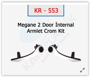 ÖN KAPI İÇ ÇEKME KOLU MGN II KROM 06=>