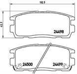 Fren Balata Arka-(Chevrolet : Captıva 2012>  )