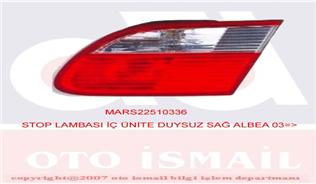 STOP LAMBASI İÇ ÜNİTE DUYSUZ SAĞ ALBEA 03=>