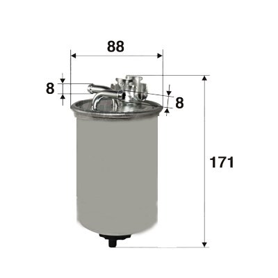 YAKIT FİLTRESİ GALAXY 1.9TDI . SEAT ALHAMBRA 1.9TDI . VW SHARAN 1.9TDI-2.0TDI (95-10) x