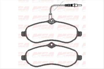 Balata Fren On-(Fıslı)-(Cıtroen: Jumpy 07>>/Fıat: Scudo 07>>/Peugeot Expert 07>>  )   (Vwa24595)