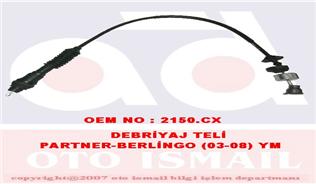 DEBRIYAJ TELI AYARLI ( PEUGEOT : PARTNER CITROEN : BERLINGO 1.9D DW8 BE4R )