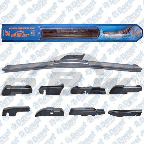 SILECEK SUPURGESI 350MM UNIVERSAL MUZ TIP MULTI-FIT 8 APARATLI