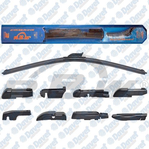 SILECEK SUPURGESI 650MM UNIVERSAL MUZ TIP MULTI-FIT 8 APARATLI