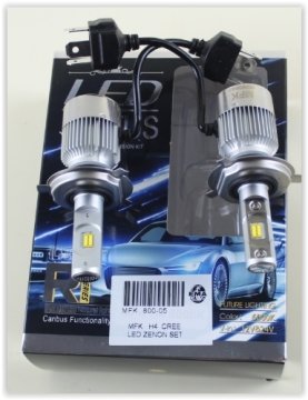 (300-36) AMPÜL 12V H4 LED XENON SET (CREE LED/ORJ.) (ÇİFT DEVRE)