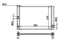 SU RADYATORU TOYOTA COROLLA 07> 1.4 D4D / COROLLA 13> 1.4 D4D / AURIS 07> 1.4 D4D M/T / AURIS 13> 1.4 D4D M/T