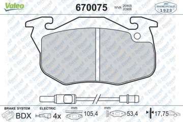 DISK FREN BALATA ON RENAULT R9/R11/R19/R21/CLIO I/EXPRESS/PEUGEOT 106 II/205/206/305/309/405/CITROEN SAXO/ZX
