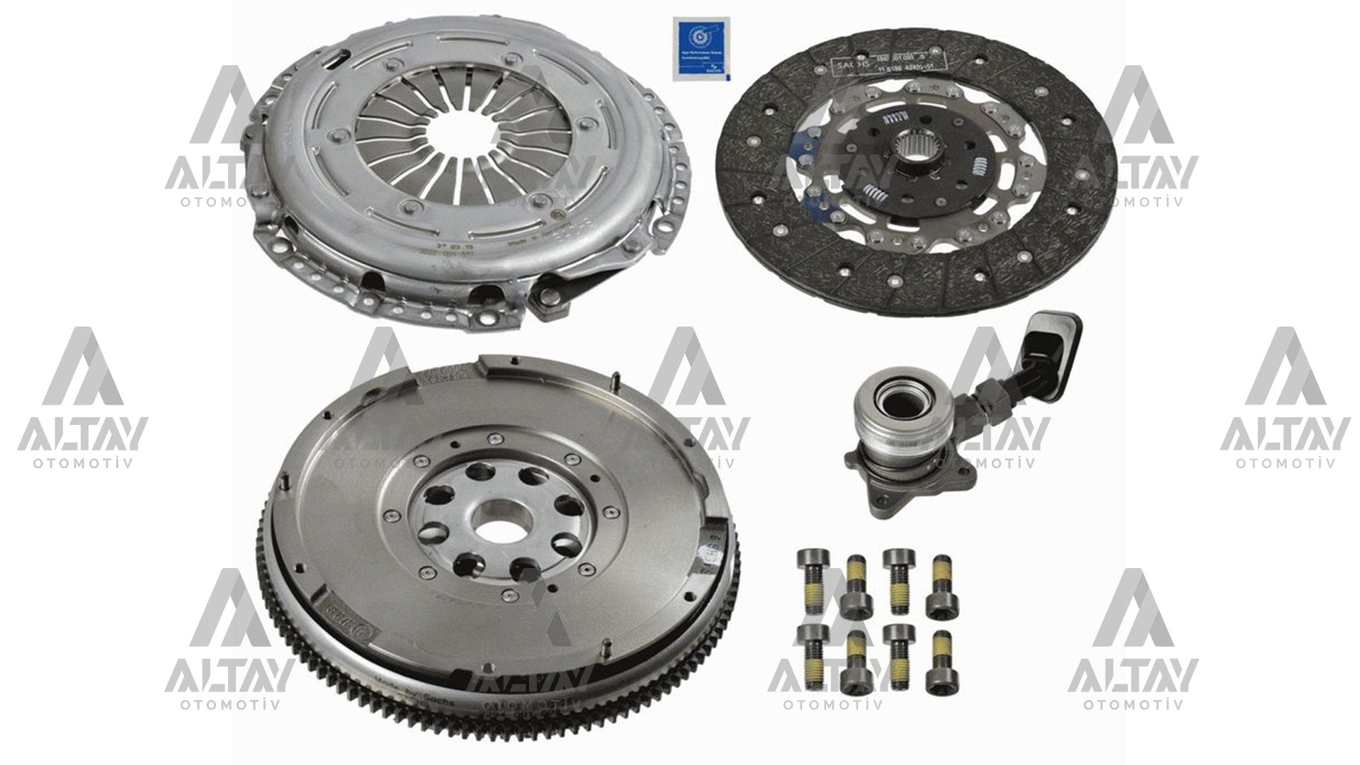 DEBRİYAJ SETİ VOLANLI MONDEO 01=> 2.0 TDCI RULMANLI 6 VİTES MTX75 ŞANZIMAN