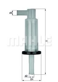 YAKIT FILTRESI MERCEDES OM615 OM616 OM617 W123 W202 W124 W460