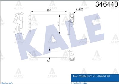 RADYATÖR KALORİFER C2 03-09 / C3 02-09 / MEKANİK