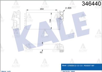 RADYATÖR KALORİFER C2 03-09 / C3 02-09 / MEKANİK