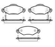 Balata Fren On-(Toyota: Yarıs  03>10 ''1.5 Vvtı 1.4 D4D'' )