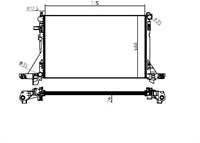 SU RADYATORU BRAZİNG ( RENAULT: MASTER III 2.3DCI ÇİFT TEKER /OPEL: MOVANO B 2.3CDTI 10-) 775×488×26