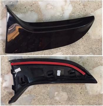 Arka Bagaj Kapak Yan Deflektörü Sağ Egea Hb (Bagaj Köşe Plastiği)