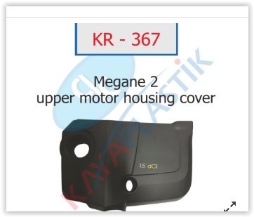 (x) MOTOR ÜST MUHAFAZA KAPAĞI MGN 2