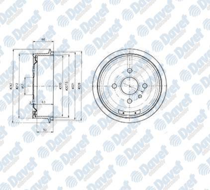 Arka Fren Kampanası Vectra A 1,6 Astra F 1,4 1,6 1,8 2,0 Ascona Kadett 79 94 Lanos