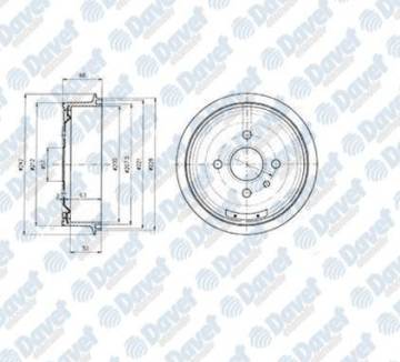 Arka Fren Kampanası Vectra A 1,6 Astra F 1,4 1,6 1,8 2,0 Ascona Kadett 79 94 Lanos
