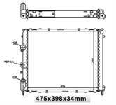 SU RADYATORU MEKANİK ( RENAULT : CLIO II 1.4 8V E7J 98-00 AC 1.6 8V K7M AC )