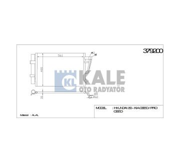 RADYATÖR KLİMA I-30 07-11 / CEED 08-11 BENZİNLİ