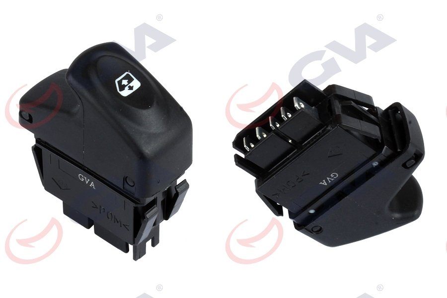 CAM AÇMA ANAHTARI SOL MEGANE I-CLIO II (98-05) (5 FİŞ-TEKLİ)