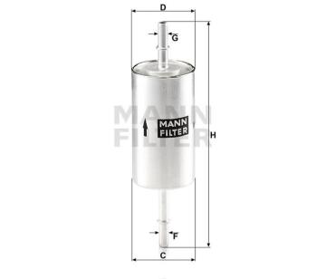 YAKIT FİLTRESİ FOCUS 1.4 16V-1.6 16V-1.8 16V-2.0 16V(75/131 PS)(98-04)- CONNECT 1.8 16V 02=> (85 PS)