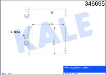 RADYATÖR KALORİFER VECTRA B 95-03 MEKANİK