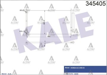 RADYATÖR KLİMA ACCORD IX 2.0 2.4 16V 3.0 V6 24V 13=>