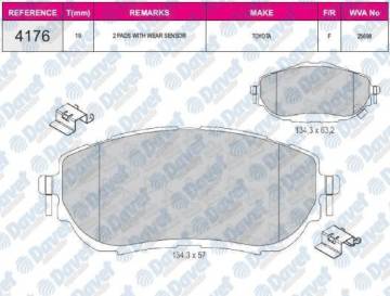 FREN BALATASI ON TOYOTA COROLLA 2013-2015 AURIS