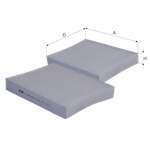 POLEN FILTRESI FIESTA V 02>08 FUSION 02>12 MAZDA II 1.25 / 1.4 / 1.6 / 1.4CD 03>