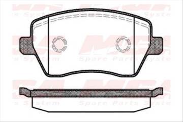 Balata Fren On-(Renault: Clıo Iıı ''1.2 16V-1.4-1.5 Dcı-1.6 16V''-Modus 04>/Nıssan: Mıcra-K12 03>10/Note 07>11 / Dacıa: Duster 10>13 Dacıa : Lodgy / Dokker 1.5 Dcı 1.6 5 Vıtes Renault Megane Iv Hatchback Arka )